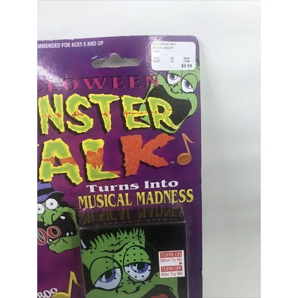Vintage-Halloween Monster Talk 2000 interactive